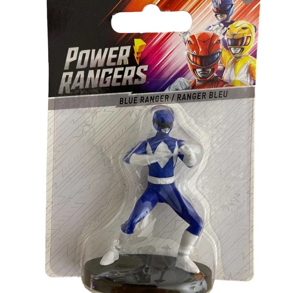 Hasbro Power Rangers Set of 5 Figures 2.5" Red Blue Black Pink Green - Picture 5 of 7